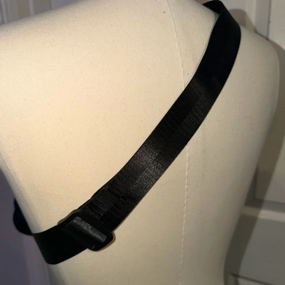 True Religion Black Men's Sling Crossbody Bag